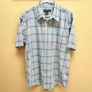 Great Northwest Clothing Co Plaid Button Up Shirt Mens Size XL Short Sleeve